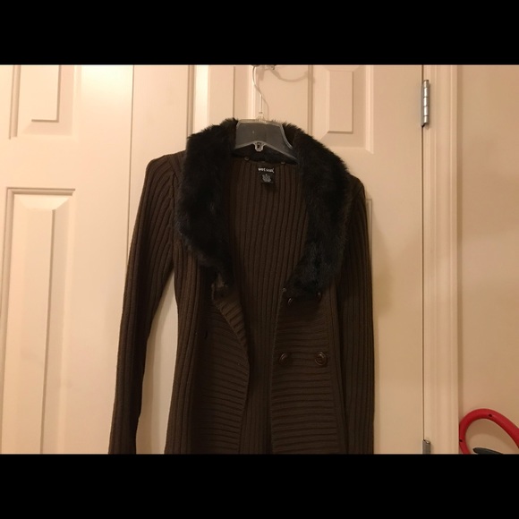 Wet Seal gently gently used Faux fur Sweater Size Small - Picture 7 of 11